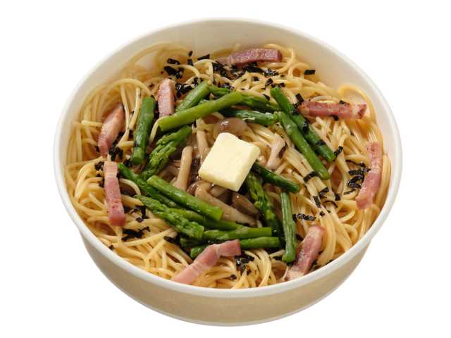 SEJ_Butter,soy,sauce,pasta,with,asparagus,and,bacon
アスパラとベーコンのバター醤油パスタ